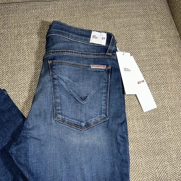 NWT HUDSON KRISTA CROP SUPER SKINNY JEANS WOMEN’S SIZE 27 COLOR MNDC - Picture 1 of 13